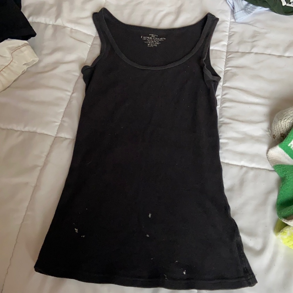 black undershirt